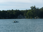 Kayaking in cove